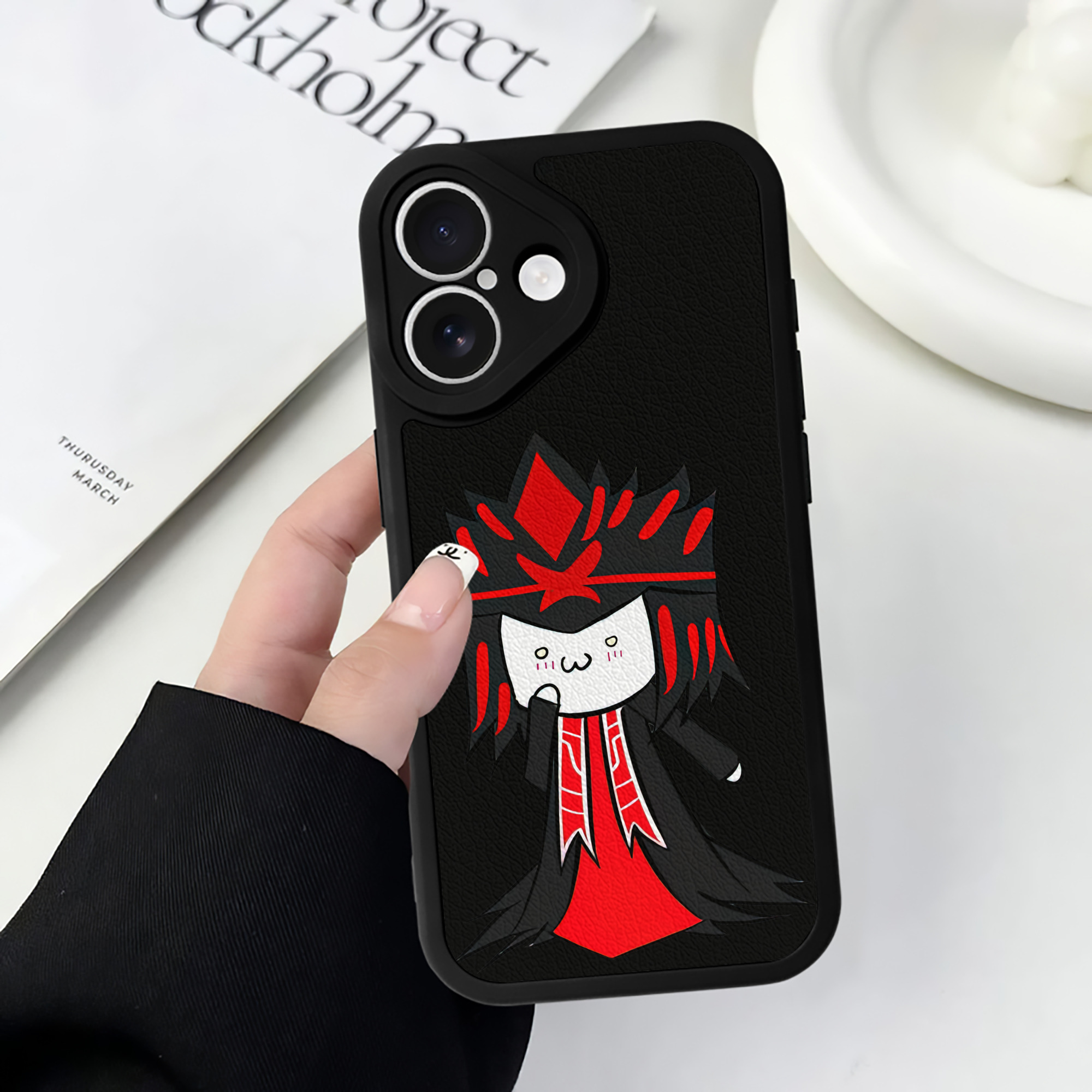 （画像用） リーグ・オブ・レジェンド League of Legends LOL 【iPhone 16シリーズ対応】シリコンスマホケース（レザー調） 材質：シリコン